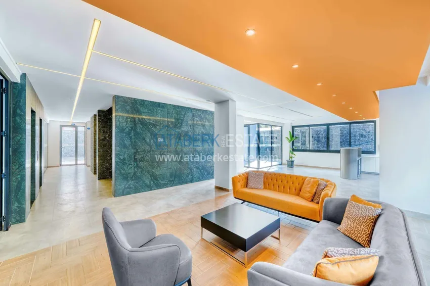 1+1 apartments in the center of Alanya - fine finish, boutique complex, Keykubat beach area 5 