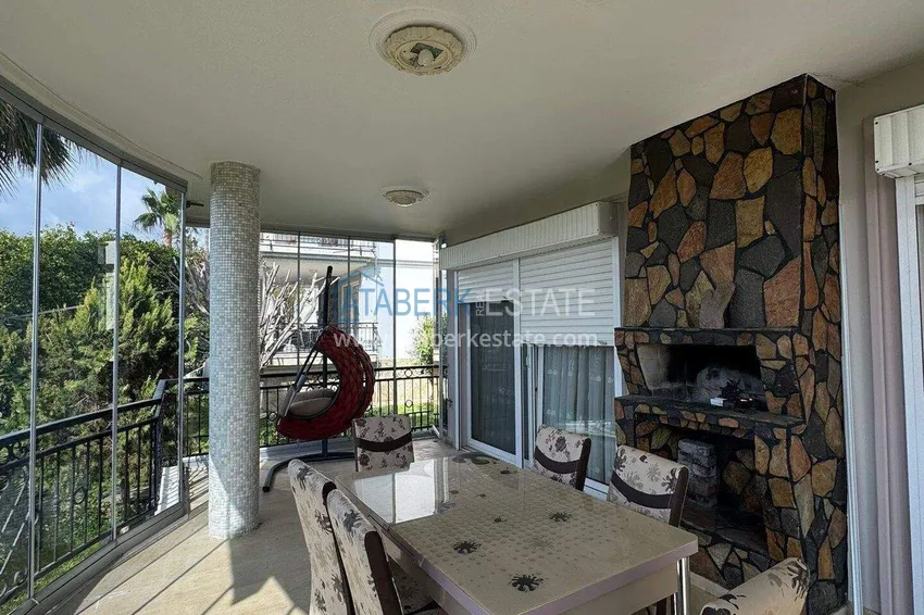 Purchase Two-story 3+1 villa in Konakli — furnished and with sea views in a cottage complex 6 