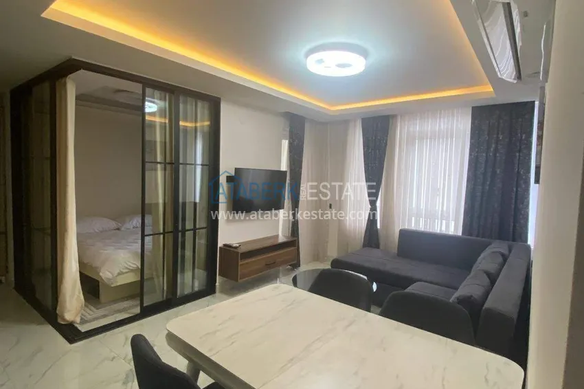 Purchase 1+1 for rent in the center of Alanya - furnished apartment 550 m from Keykubat Beach No. 17 6 
