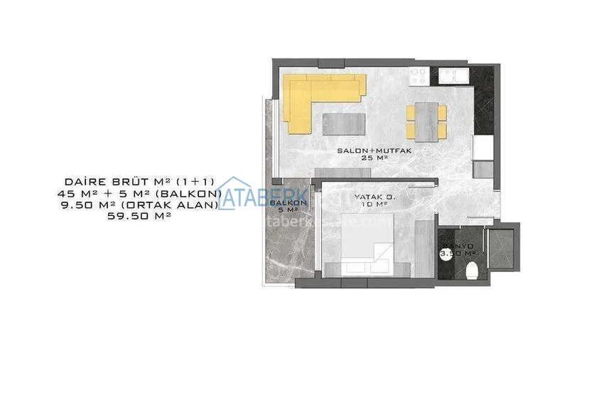 Buy cheap 1+1 apartments in the center of Alanya - fine finish, boutique complex, Keykubat beach area 2 