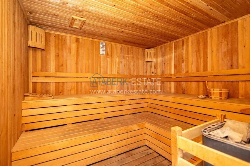 Apartment 1+1 70 m2 in the Kestel area — furnished and with sea views, 300 m from the beach 12