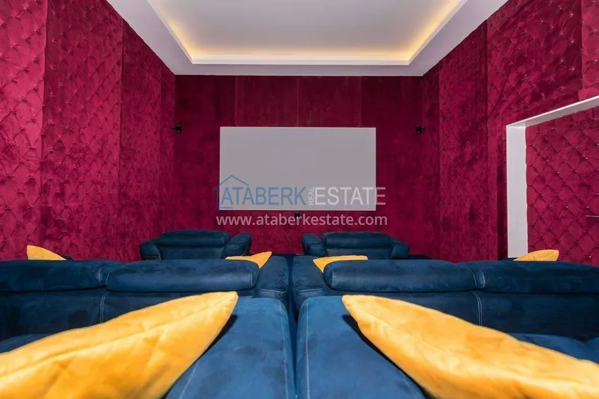 Apartment 1+1 in the center of Mahmutlar - on the 12th floor with furniture and mountain views 14 