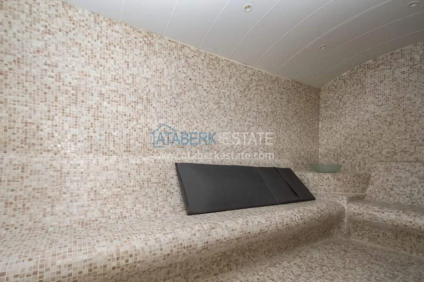 Apartment 1+1 in the center of Mahmutlar - on the 12th floor with furniture and mountain views 22 