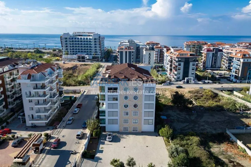 Apartment 1+1 70 m2 in the Kestel area — furnished and with sea views, 300 m from the beach 4