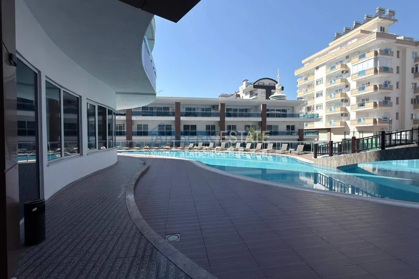 Apartment 1+1 in the center of Mahmutlar - on the 12th floor with furniture and mountain views 7 