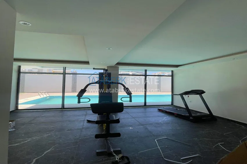 Urgent sale! 1+1 apartment with sea view in Kestel - luxury complex 9 