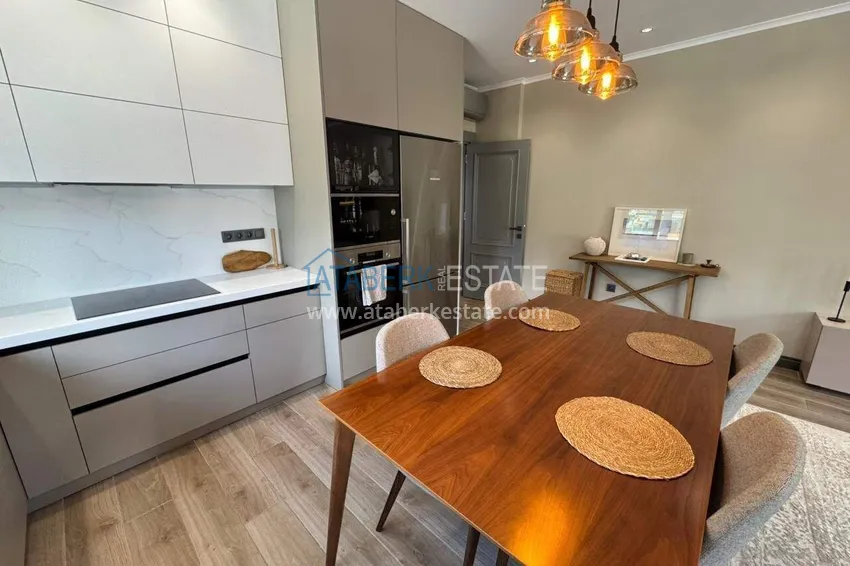 Purchase  Designer 2+1 apartment with sea view in Kargicak - from owner, 300 meters to the beach 14 