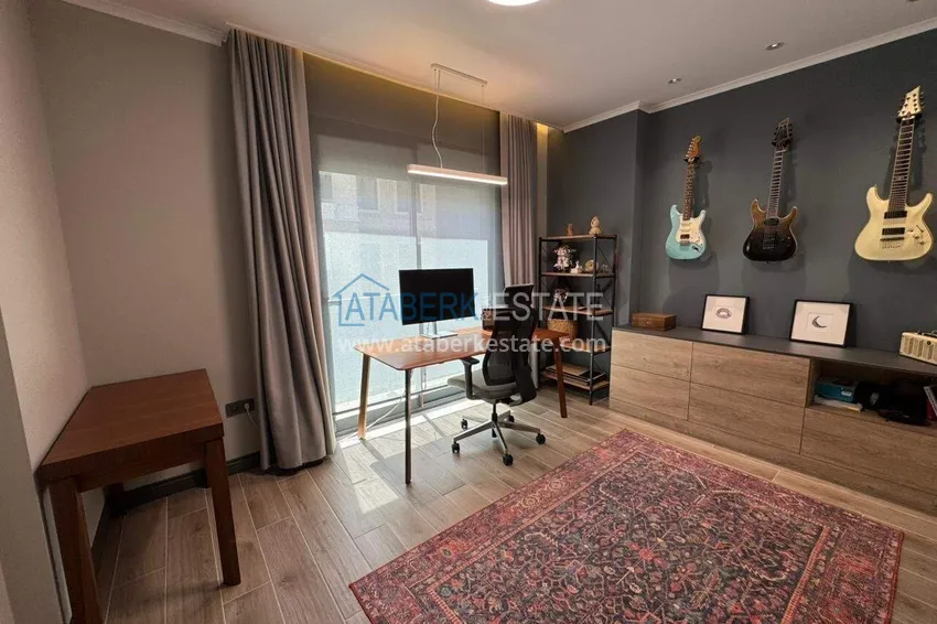 Purchase  Designer 2+1 apartment with sea view in Kargicak - from owner, 300 meters to the beach 19 