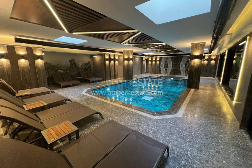 Designer 2+1 apartment with sea view in Kargicak - from owner, 300 meters to the beach 18 