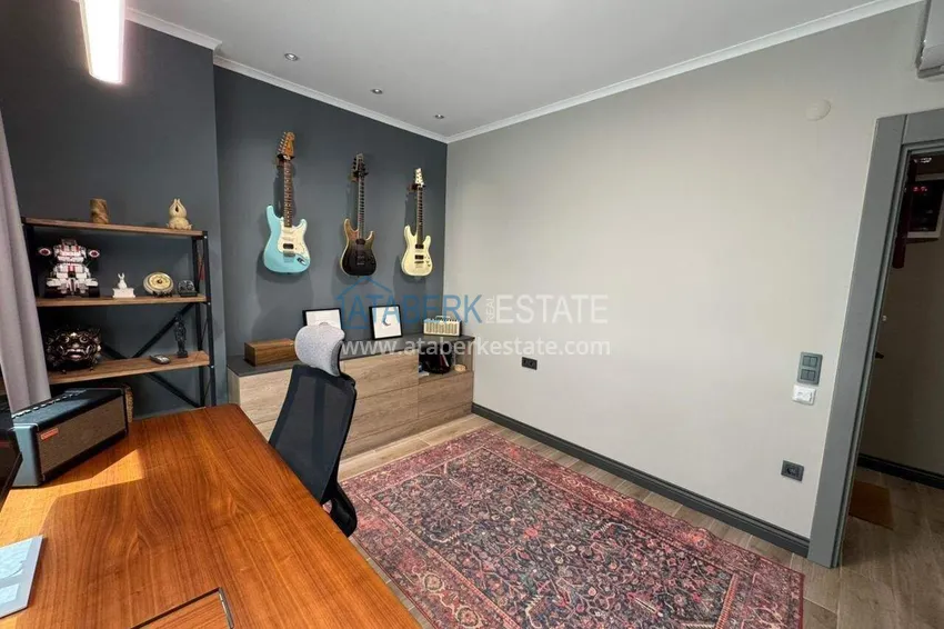 Purchase  Designer 2+1 apartment with sea view in Kargicak - from owner, 300 meters to the beach 20 