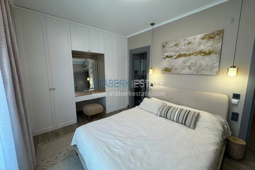 Purchase  Designer 2+1 apartment with sea view in Kargicak - from owner, 300 meters to the beach 22 