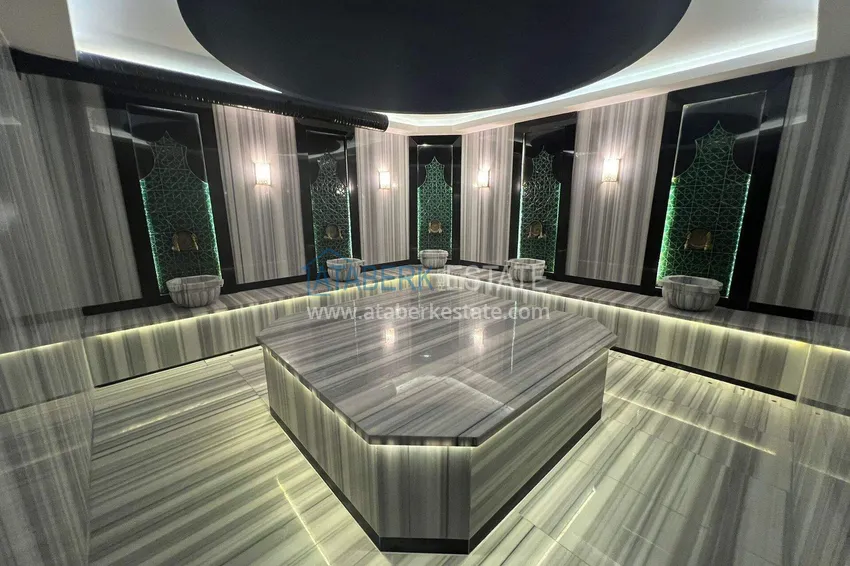 Designer 2+1 apartment with sea view in Kargicak - from owner, 300 meters to the beach 23 