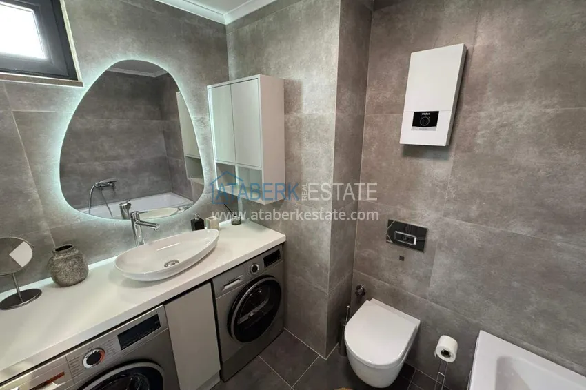 Purchase  Designer 2+1 apartment with sea view in Kargicak - from owner, 300 meters to the beach 26 