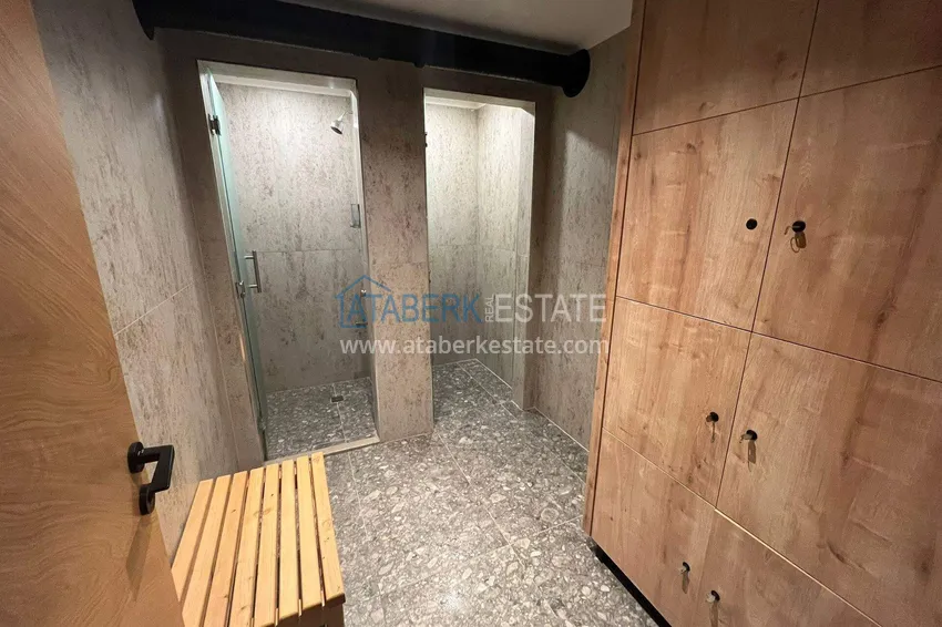 Designer 2+1 apartment with sea view in Kargicak - from owner, 300 meters to the beach 26 