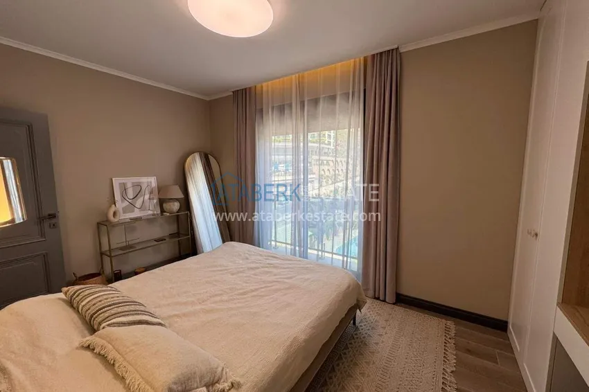 Purchase  Designer 2+1 apartment with sea view in Kargicak - from owner, 300 meters to the beach 29 