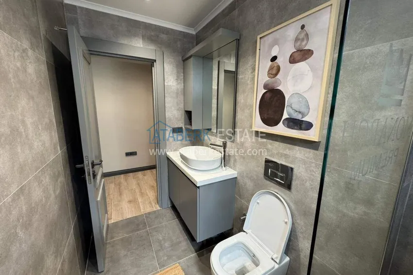Purchase  Designer 2+1 apartment with sea view in Kargicak - from owner, 300 meters to the beach 31 