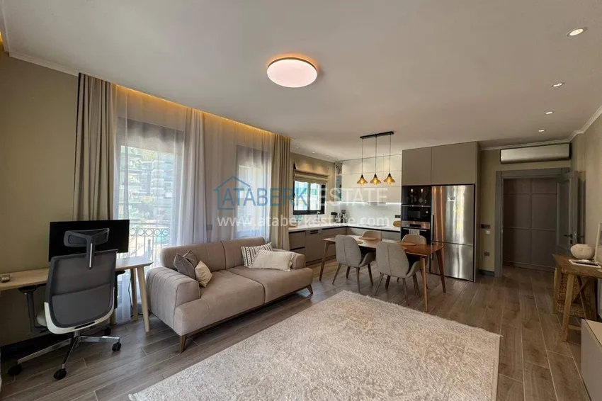 Purchase  Designer 2+1 apartment with sea view in Kargicak - from owner, 300 meters to the beach 5 