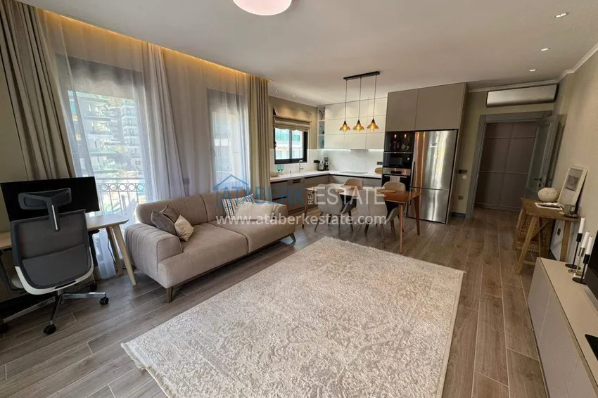 Purchase  Designer 2+1 apartment with sea view in Kargicak - from owner, 300 meters to the beach 6 