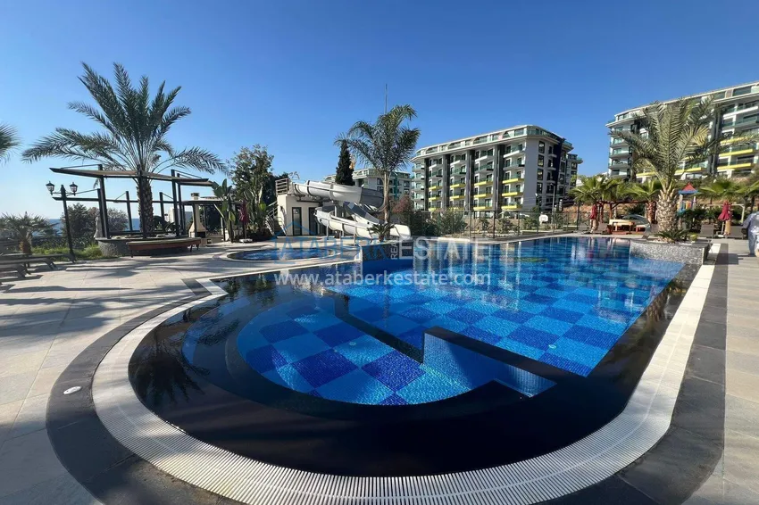 Designer 2+1 apartment with sea view in Kargicak - from owner, 300 meters to the beach 7 