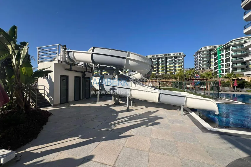 Designer 2+1 apartment with sea view in Kargicak - from owner, 300 meters to the beach 8 
