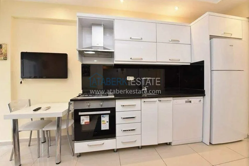 Purchase Furnished 1+1 apartment near Cleopatra beach - 300 m to the sea, Alanya center 3 