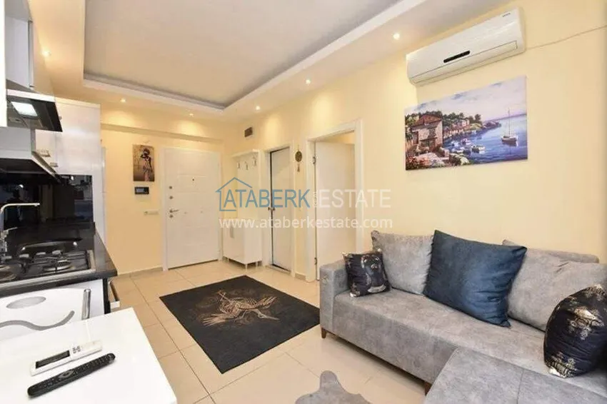 Purchase Furnished 1+1 apartment near Cleopatra beach - 300 m to the sea, Alanya center 4 