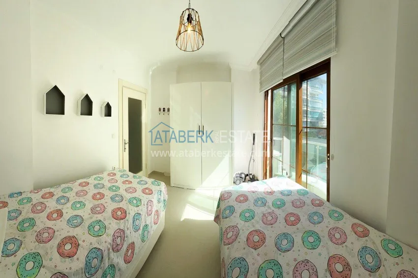 Purchase 2+1 apartment on the first line in Alanya, Kestel district — furnished and with sea views 10