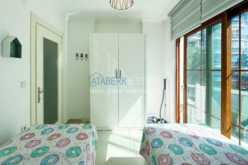 Purchase 2+1 apartment on the first line in Alanya, Kestel district — furnished and with sea views 11