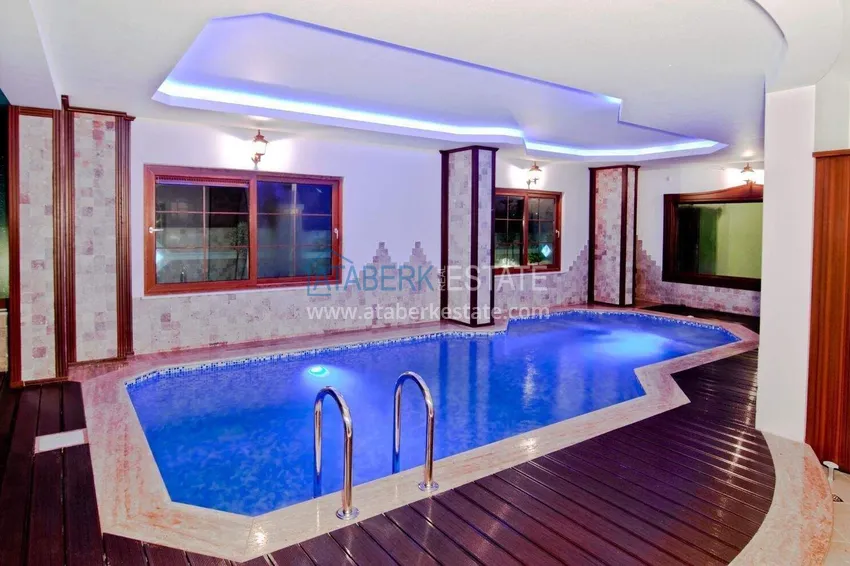 2+1 apartment on the first line in Alanya, Kestel district — furnished and with sea views 13