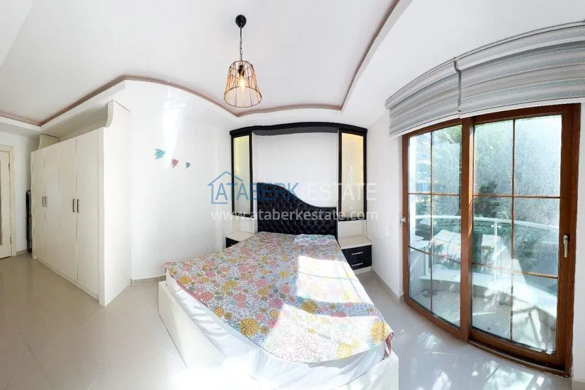 Purchase 2+1 apartment on the first line in Alanya, Kestel district — furnished and with sea views 13