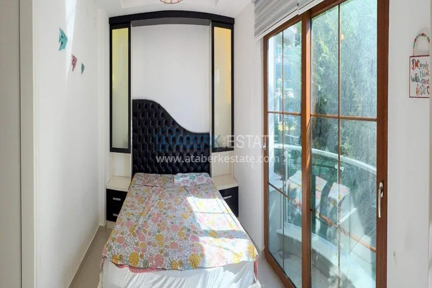 Purchase 2+1 apartment on the first line in Alanya, Kestel district — furnished and with sea views 14