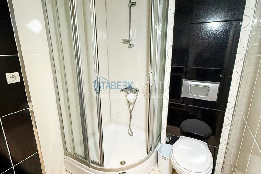 Purchase 2+1 apartment on the first line in Alanya, Kestel district — furnished and with sea views 17