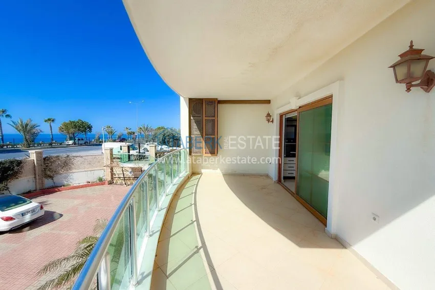 Purchase 2+1 apartment on the first line in Alanya, Kestel district — furnished and with sea views 18