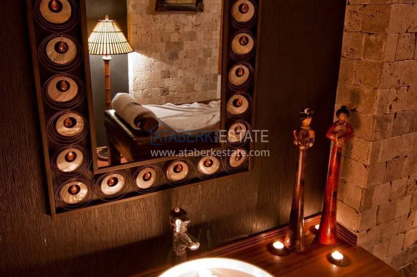 2+1 apartment on the first line in Alanya, Kestel district — furnished and with sea views 19