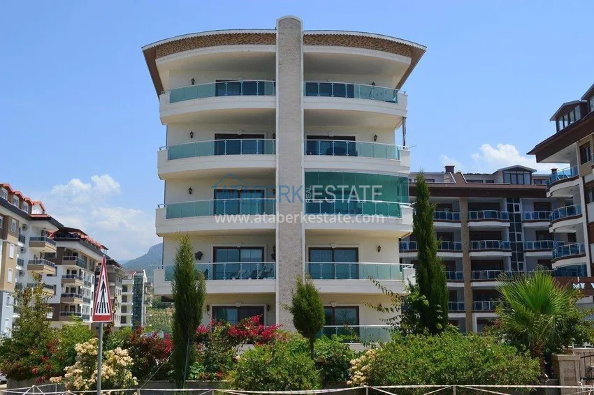 2+1 apartment on the first line in Alanya, Kestel district — furnished and with sea views 2