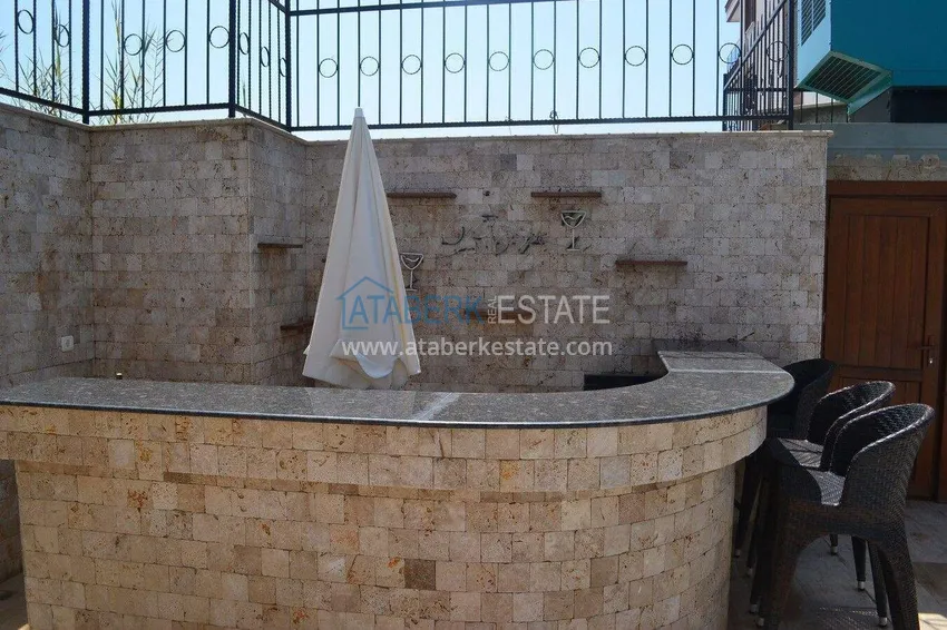 2+1 apartment on the first line in Alanya, Kestel district — furnished and with sea views 7