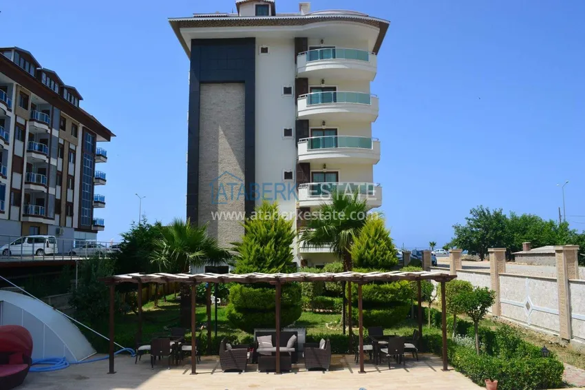 2+1 apartment on the first line in Alanya, Kestel district — furnished and with sea views 9