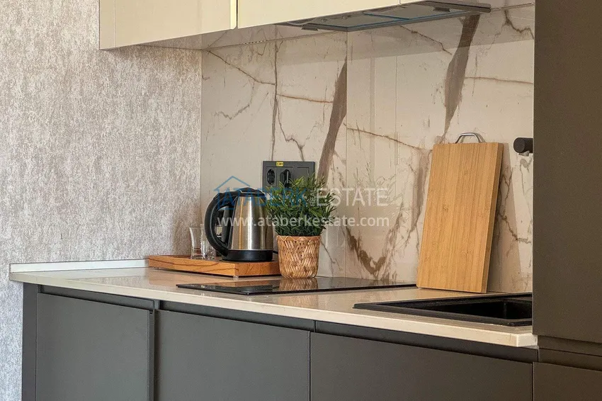 Purchase 1+1 apartment with sea view in Konakli - hotel format 5 ★, short-term rent, suitable for a residence permit 15 