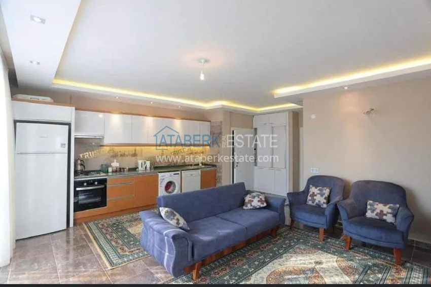 Purchase  1+1 furnished apartment in a modern complex, Kestel district — Alanya 1 