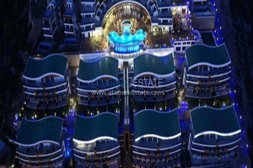 1+1 apartment with sea view in Konakli - hotel format 5 ★, short-term rent, suitable for a residence permit 3 