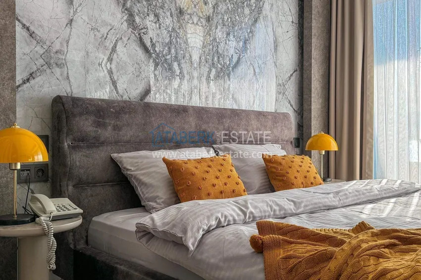 Purchase 1+1 apartment with sea view in Konakli - hotel format 5 ★, short-term rent, suitable for a residence permit 2 