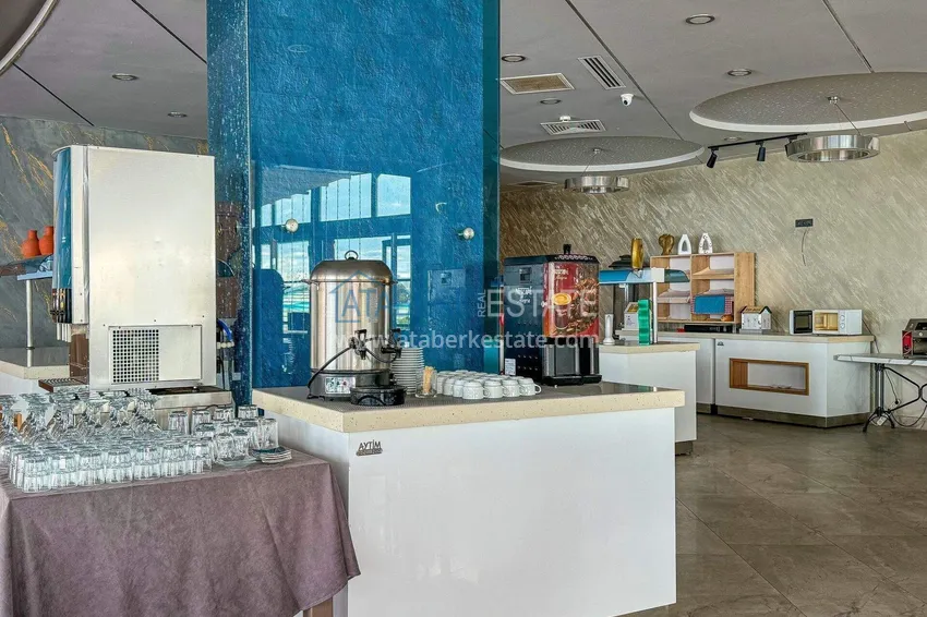 1+1 apartment with sea view in Konakli - hotel format 5 ★, short-term rent, suitable for a residence permit 24 