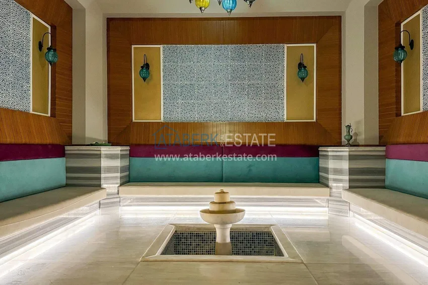 1+1 apartment with sea view in Konakli - hotel format 5 ★, short-term rent, suitable for a residence permit 50 