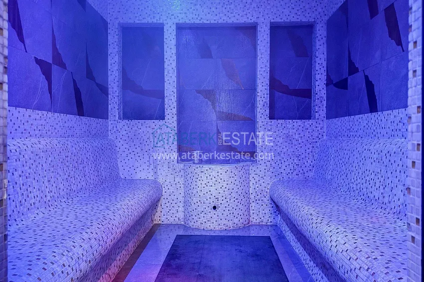 1+1 apartment with sea view in Konakli - hotel format 5 ★, short-term rent, suitable for a residence permit 52 