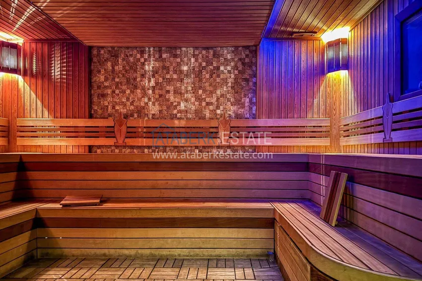 1+1 apartment with sea view in Konakli - hotel format 5 ★, short-term rent, suitable for a residence permit 53 