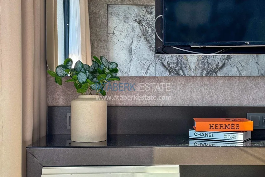 Purchase 1+1 apartment with sea view in Konakli - hotel format 5 ★, short-term rent, suitable for a residence permit 5 