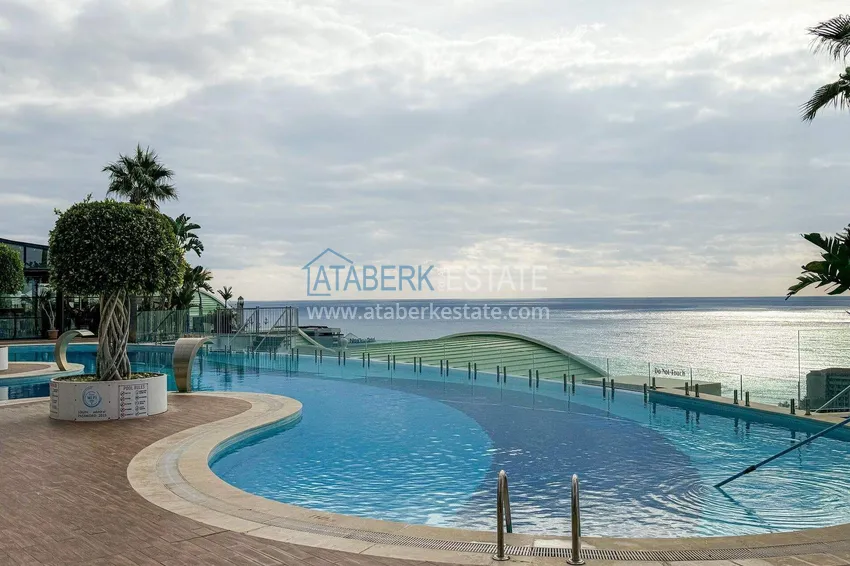 1+1 apartment with sea view in Konakli - hotel format 5 ★, short-term rent, suitable for a residence permit 8 