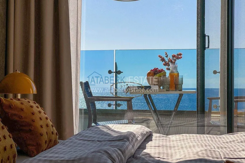 Purchase 1+1 apartment with sea view in Konakli - hotel format 5 ★, short-term rent, suitable for a residence permit 6 