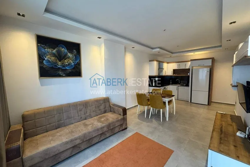 Purchase  One bedroom apartment with furniture and a glazed balcony in Mahmutlar, Alanya 8 