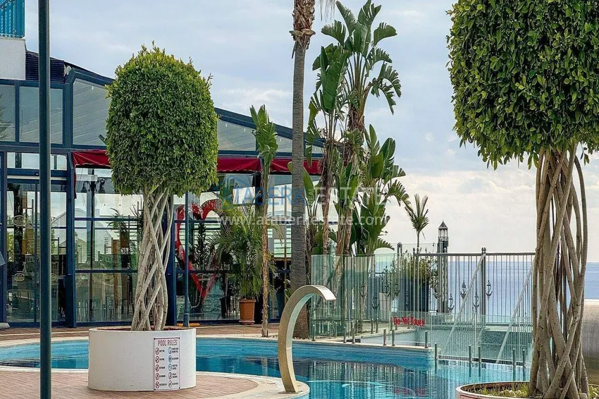 1+1 apartment with sea view in Konakli - hotel format 5 ★, short-term rent, suitable for a residence permit 10 